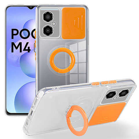 Funda Silicona Ultrafina Goma 360 Grados Carcasa MJ1 para Xiaomi Redmi Note 11R 5G Naranja