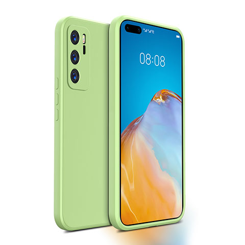 Funda Silicona Ultrafina Goma 360 Grados Carcasa N01 para Huawei P40 Ejercito Verde