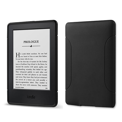 Funda Silicona Ultrafina Goma 360 Grados Carcasa para Amazon Kindle 6 inch Negro