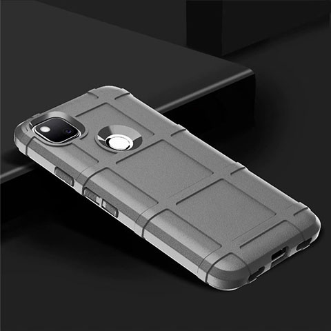 Funda Silicona Ultrafina Goma 360 Grados Carcasa para Google Pixel 4a Gris