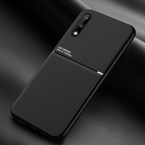 Funda Silicona Ultrafina Goma 360 Grados Carcasa para Huawei Enjoy 10 Negro