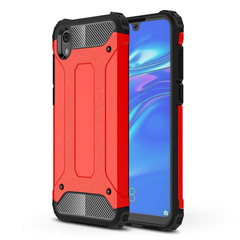 Funda Silicona Ultrafina Goma 360 Grados Carcasa para Huawei Enjoy 8S Rojo