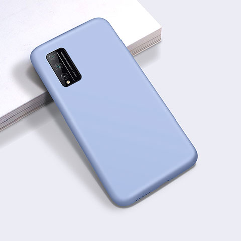 Funda Silicona Ultrafina Goma 360 Grados Carcasa para Huawei Honor Play4T Pro Azul Cielo