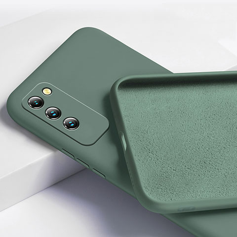 Funda Silicona Ultrafina Goma 360 Grados Carcasa para Huawei Honor X10 5G Verde