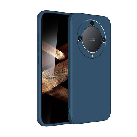 Funda Silicona Ultrafina Goma 360 Grados Carcasa para Huawei Honor X9b 5G Azul