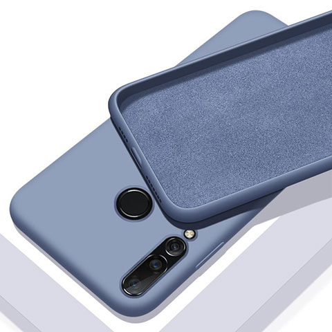 Funda Silicona Ultrafina Goma 360 Grados Carcasa para Huawei Nova 5i Azul Cielo