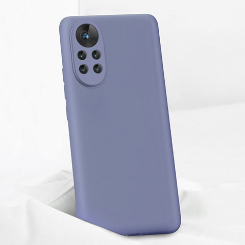 Funda Silicona Ultrafina Goma 360 Grados Carcasa para Huawei Nova 8 5G Gris Lavanda