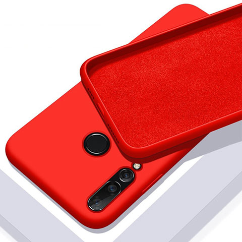 Funda Silicona Ultrafina Goma 360 Grados Carcasa para Huawei P20 Lite (2019) Rojo