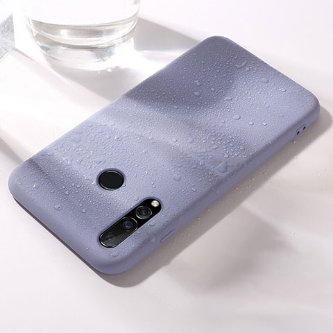 Funda Silicona Ultrafina Goma 360 Grados Carcasa para Huawei P30 Lite Morado