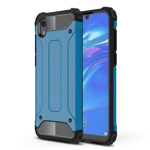 Funda Silicona Ultrafina Goma 360 Grados Carcasa para Huawei Y5 (2019) Azul