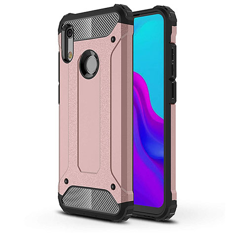 Funda Silicona Ultrafina Goma 360 Grados Carcasa para Huawei Y6 Pro (2019) Oro Rosa