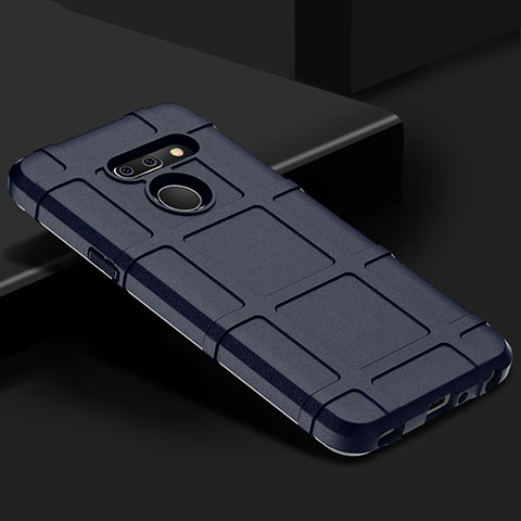 Funda Silicona Ultrafina Goma 360 Grados Carcasa para LG G8 ThinQ Azul