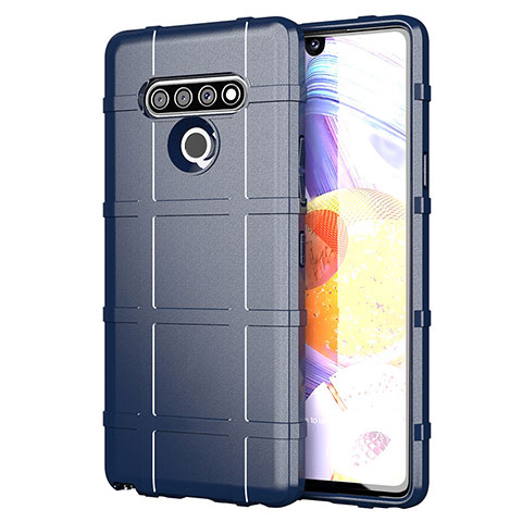 Funda Silicona Ultrafina Goma 360 Grados Carcasa para LG Stylo 6 Azul