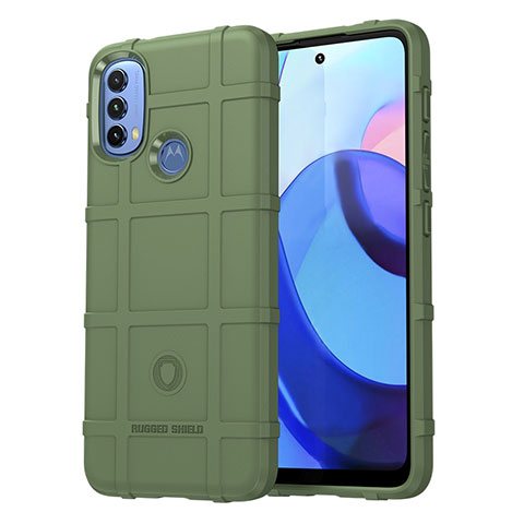 Funda Silicona Ultrafina Goma 360 Grados Carcasa para Motorola Moto E30 Verde