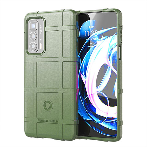 Funda Silicona Ultrafina Goma 360 Grados Carcasa para Motorola Moto Edge 20 Pro 5G Verde