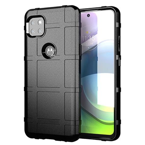 Funda Silicona Ultrafina Goma 360 Grados Carcasa para Motorola Moto G 5G Negro