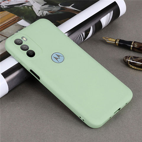 Funda Silicona Ultrafina Goma 360 Grados Carcasa para Motorola Moto G41 Verde