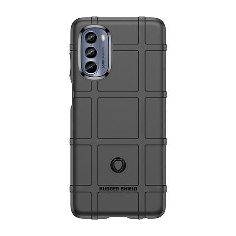 Funda Silicona Ultrafina Goma 360 Grados Carcasa para Motorola Moto G62 5G Negro