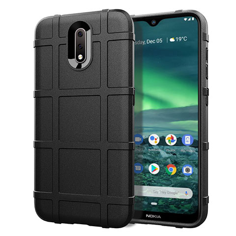 Funda Silicona Ultrafina Goma 360 Grados Carcasa para Nokia 2.3 Negro