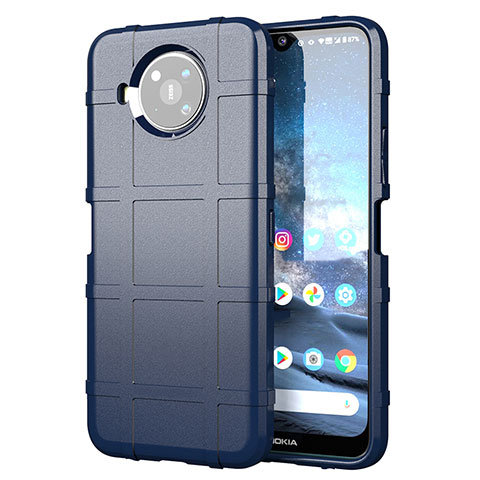 Funda Silicona Ultrafina Goma 360 Grados Carcasa para Nokia 8.3 5G Azul