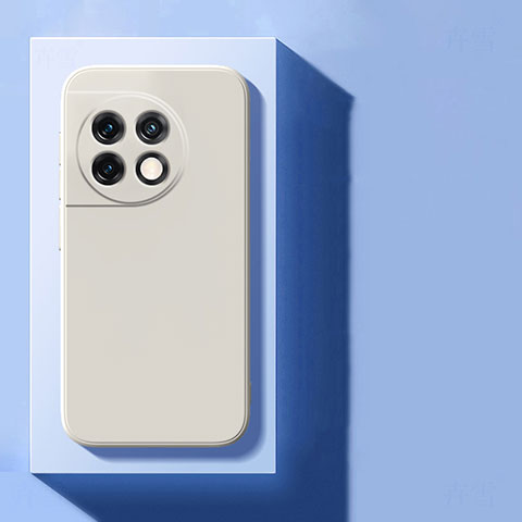 Funda Silicona Ultrafina Goma 360 Grados Carcasa para OnePlus Ace 2 Pro 5G Blanco