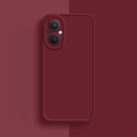Funda Silicona Ultrafina Goma 360 Grados Carcasa para OnePlus Nord N20 5G Rojo