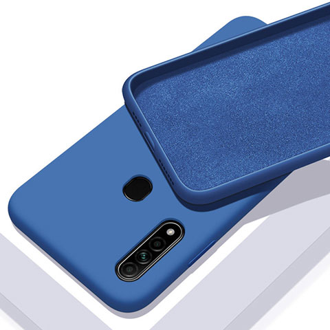 Funda Silicona Ultrafina Goma 360 Grados Carcasa para Oppo A31 Azul