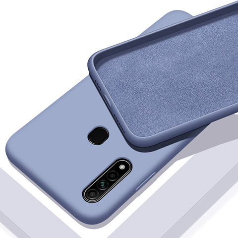 Funda Silicona Ultrafina Goma 360 Grados Carcasa para Oppo A8 Gris