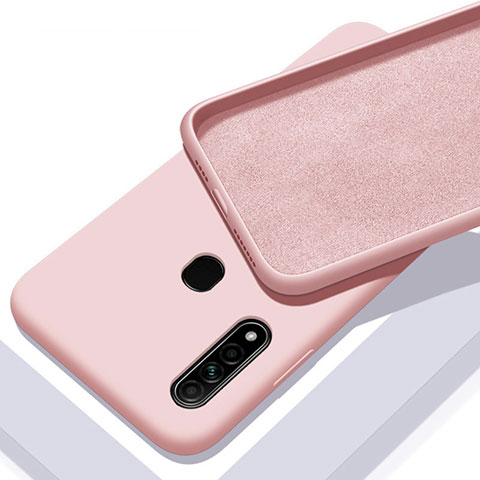 Funda Silicona Ultrafina Goma 360 Grados Carcasa para Oppo A8 Rosa