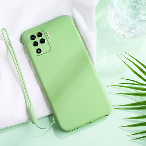 Funda Silicona Ultrafina Goma 360 Grados Carcasa para Oppo A94 4G Menta Verde