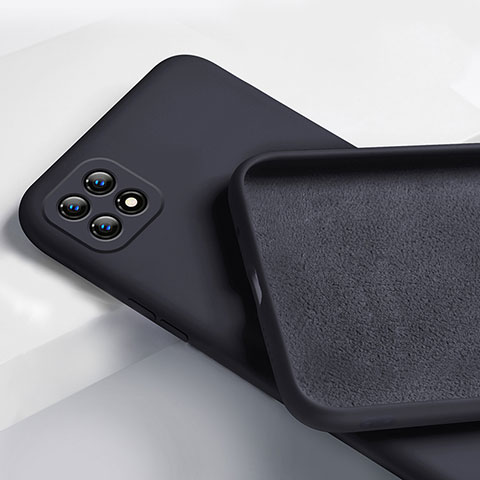 Funda Silicona Ultrafina Goma 360 Grados Carcasa para Oppo Reno4 SE 5G Negro