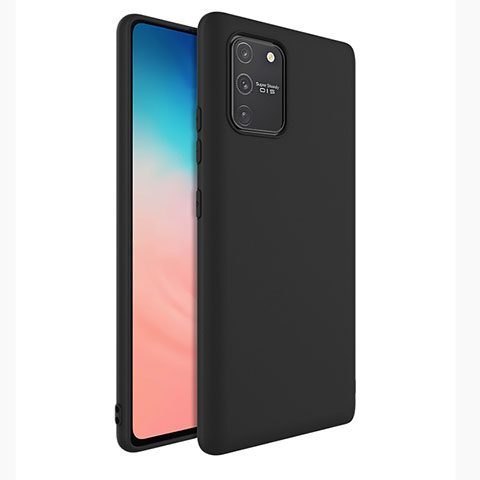 Funda Silicona Ultrafina Goma 360 Grados Carcasa para Samsung Galaxy A91 Negro