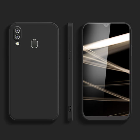 Funda Silicona Ultrafina Goma 360 Grados Carcasa para Samsung Galaxy M10S Negro