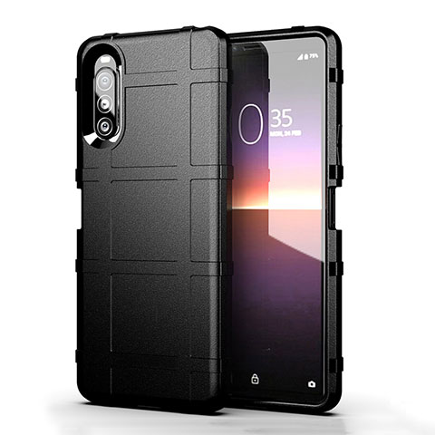 Funda Silicona Ultrafina Goma 360 Grados Carcasa para Sony Xperia 10 II Negro