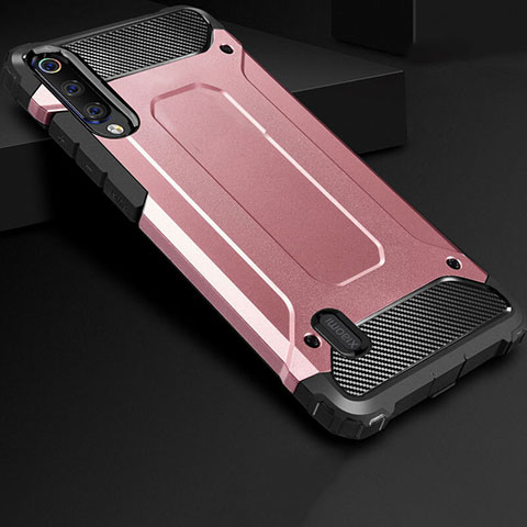 Funda Silicona Ultrafina Goma 360 Grados Carcasa para Xiaomi CC9e Oro Rosa