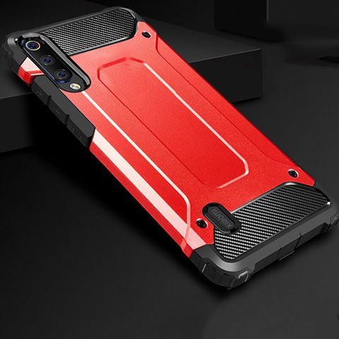 Funda Silicona Ultrafina Goma 360 Grados Carcasa para Xiaomi CC9e Rojo