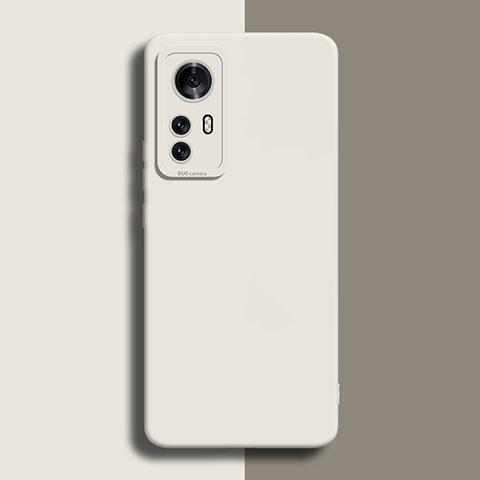 Funda Silicona Ultrafina Goma 360 Grados Carcasa para Xiaomi Mi 12 5G Blanco