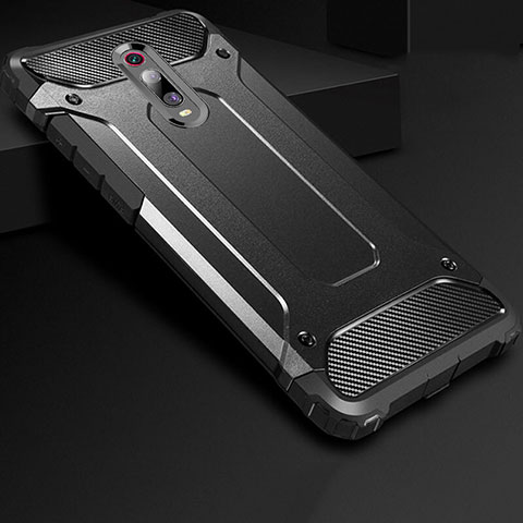 Funda Silicona Ultrafina Goma 360 Grados Carcasa para Xiaomi Mi 9T Pro Negro
