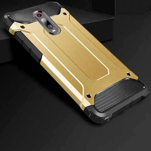 Funda Silicona Ultrafina Goma 360 Grados Carcasa para Xiaomi Mi 9T Pro Oro