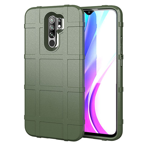 Funda Silicona Ultrafina Goma 360 Grados Carcasa para Xiaomi Redmi 9 Verde