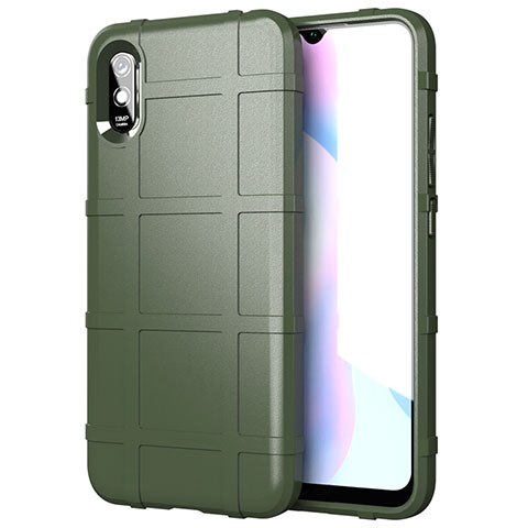 Funda Silicona Ultrafina Goma 360 Grados Carcasa para Xiaomi Redmi 9A Verde