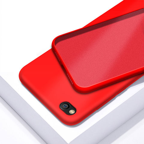 Funda Silicona Ultrafina Goma 360 Grados Carcasa para Xiaomi Redmi Go Rojo
