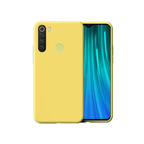 Funda Silicona Ultrafina Goma 360 Grados Carcasa para Xiaomi Redmi Note 8 (2021) Amarillo