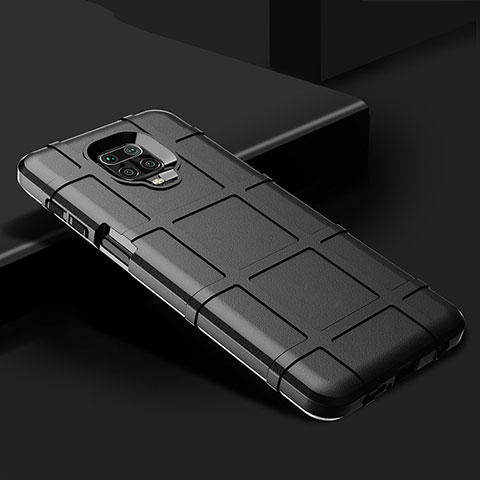 Funda Silicona Ultrafina Goma 360 Grados Carcasa para Xiaomi Redmi Note 9 Pro Negro