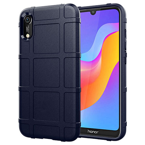 Funda Silicona Ultrafina Goma 360 Grados Carcasa S01 para Huawei Honor 8A Azul