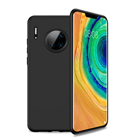 Funda Silicona Ultrafina Goma 360 Grados Carcasa S01 para Huawei Mate 30 Negro