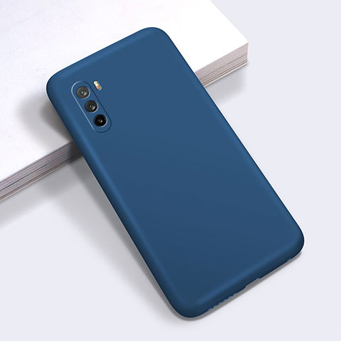 Funda Silicona Ultrafina Goma 360 Grados Carcasa S01 para Huawei Mate 40 Lite 5G Azul Real