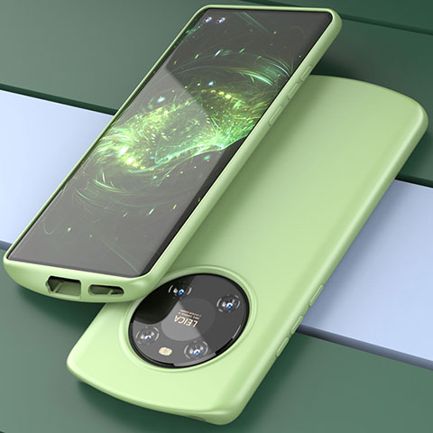 Funda Silicona Ultrafina Goma 360 Grados Carcasa S01 para Huawei Mate 40 Pro Menta Verde