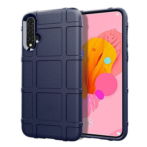 Funda Silicona Ultrafina Goma 360 Grados Carcasa S01 para Huawei Nova 5 Pro Azul