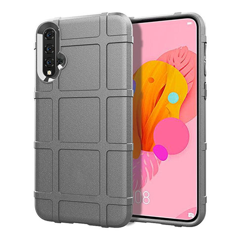 Funda Silicona Ultrafina Goma 360 Grados Carcasa S01 para Huawei Nova 5 Pro Gris